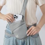 Atmungsaktive Sport-Hüfttasche, unsichtbar, Diebstahlschutz, für Männer und Frauen, Reise-Crossbody, Aufbewahrungstasche für Telefonwechsel – Bild 8
