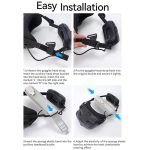 Für DJI N3, atmungsaktives, druckentlastendes, bequemes Stirnband, Upgrade Model Headband – Bild 7