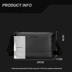 WEPOWER Einfache Umhängetasche Für Männer Licht Casual Pendler Messenger Pack – Bild 9