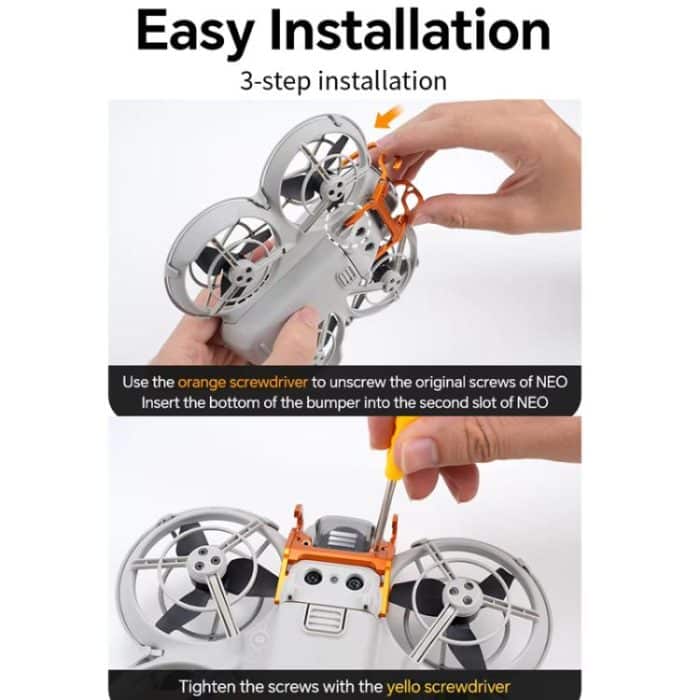 Für DJI Neo RCSTQ Aluminiumlegierung Crash Bar Praktischer Quick Release Schutzständer – Bild 8