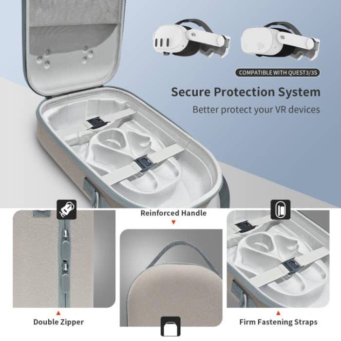 Für Meta Quest 3S / 3 VR Headset JYS Aufbewahrungstasche Handtasche – Bild 5