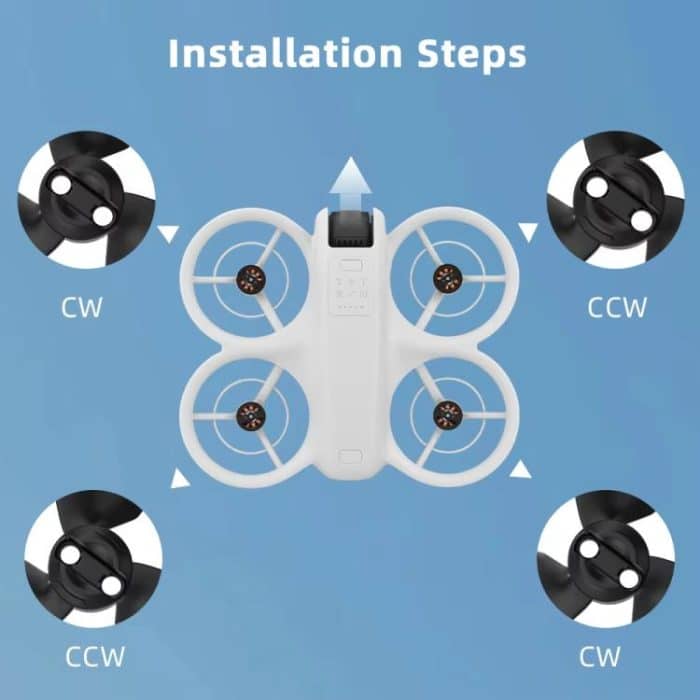 Für DJI Neo BRDRC 2pairs Drone Propeller Flügel Schutz Zubehör – Bild 9