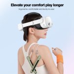 Für Meta Quest 3S VR Headset Elite Kopfband Einstellbare Komfort Dekompression Stirnband – Bild 7