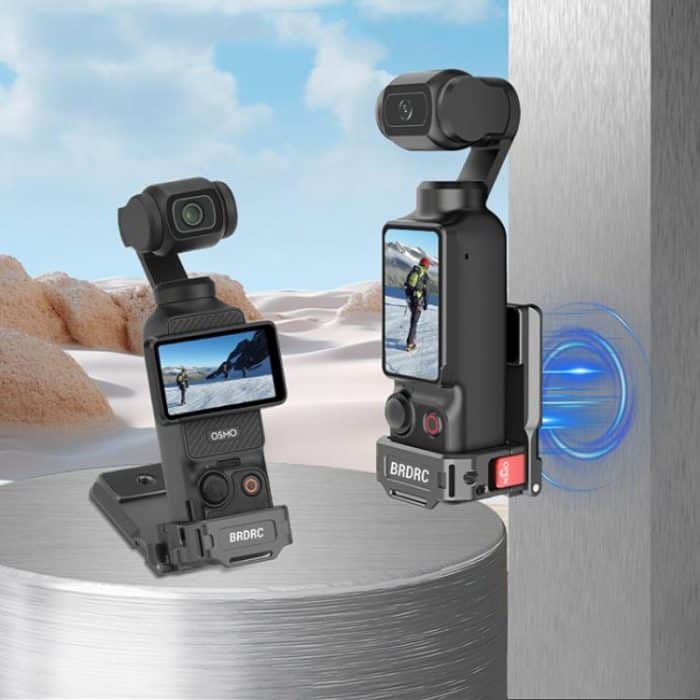 Für DJI OSMO Pocket 3 BRDRC PO3005 Multifunktionale Magnetbasis Erweiterungsrückseite Cliphalter Adapter Lünette Zubehör, Magnetic Base – Bild 2