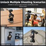 Für DJI OSMO Pocket 3 BRDRC PO3005 Multifunktionale Magnetbasis Erweiterungsrückseite Cliphalter Adapter Lünette Zubehör, Magnetic Base – Bild 12
