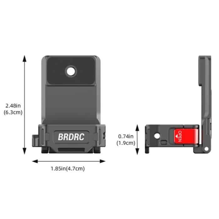 Für DJI OSMO Pocket 3 BRDRC PO3005 Multifunktionale Magnetbasis Erweiterungsrückseite Cliphalter Adapter Lünette Zubehör, Magnetic Base – Bild 15