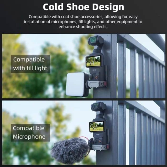 Für DJI OSMO Pocket 3 BRDRC PO3005 Multifunktionale Magnetbasis Erweiterungsrückseite Cliphalter Adapter Lünette Zubehör, Magnetic Base – Bild 9