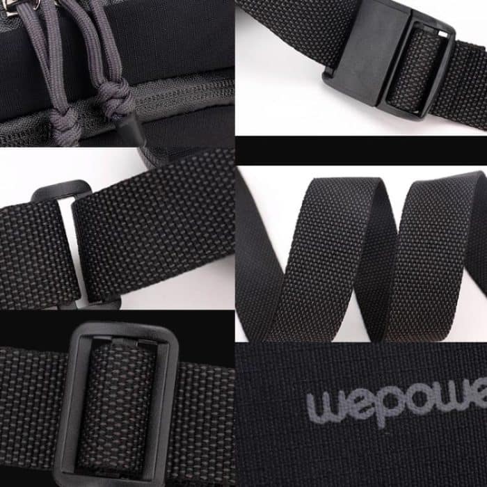 WEPOWER Männer Brust Tasche Personalisierte Pendler Schulter Tasche Handy Taille Pack – Bild 7
