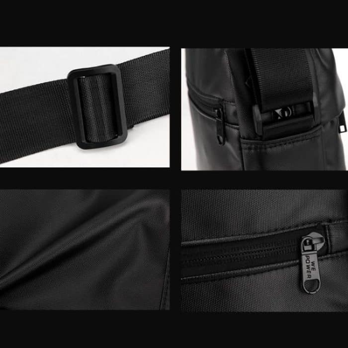 WEPOWER Männer Messenger Bag Große Kapazität Freizeit Schultertasche Für Reisen Pendeln – Bild 5