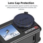 Für DJI Osmo Action 3/4/5 Pro Flymile Silikon Abdeckung Sport Kamera Objektiv Drop Fällen – Bild 10