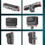 Für Insta360 GO 3 / 3S Flymile Magnetische Metall Quick Release Basis Sport Kamera Adapter Halterung, For Insta360 GO 3 / 3S – Bild 3