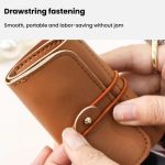 PU Multifunktions Schmuck Tasche Reise Tragbare Ohrringe Ringe Halsketten Armbänder Schmuck Lagerung Tasche – Bild 7