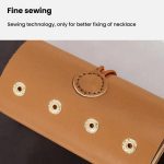 PU Multifunktions Schmuck Tasche Reise Tragbare Ohrringe Ringe Halsketten Armbänder Schmuck Lagerung Tasche – Bild 8