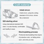 S925 Sterling Silber Geheimnisvolle Galaxy Hohl Ohrringe – Bild 5