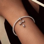 S925 Sterling Silber Platinierte Maiglöckchen Armband Anhänger Perlen – Bild 5