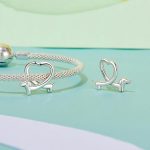 S925 Sterling Silber Lustige Dackel Perlen Schmuck Tier Zubehör – Bild 3