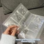 Transparente Antioxidations-Schmuckaufbewahrung Alben Desktop Drawer Organizer Halskette Armband Ring Buch – Bild 6
