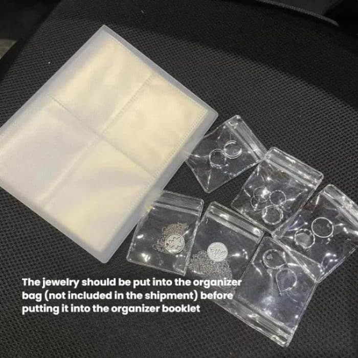Transparente Antioxidations-Schmuckaufbewahrung Alben Desktop Drawer Organizer Halskette Armband Ring Buch – Bild 9