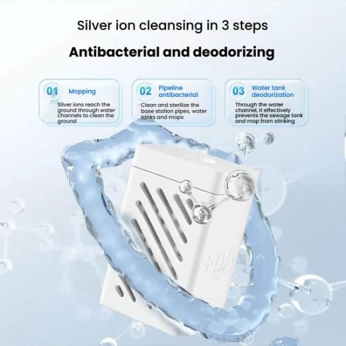 Ag+ Sterilisationsmodul Silberionen-Zubehör für Dreame X10 / S10 / W10 / S20 / X20 – Bild 3