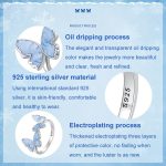 Eleganter offener verstellbarer Ring aus 925er Sterlingsilber mit Schmetterlingsmotiv – Bild 5