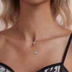 S925 Sterling Silber Nano Opal Kosmische Planet Meteor Halskette – Bild 5