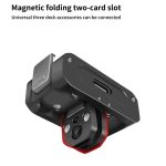 Für DJI Osmo Action 2 Kamera Magnetische Ladestation mit 1/4 Zoll & Arri Loch, Only Base, Set A, Set B, Set C, Set D – Bild 4