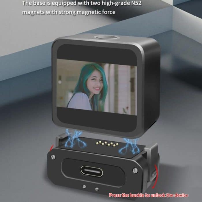 Für DJI Osmo Action 2 Kamera Magnetische Ladestation mit 1/4 Zoll & Arri Loch, Only Base, Set A, Set B, Set C, Set D – Bild 5