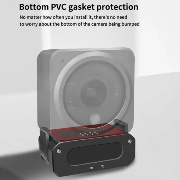 Für DJI Osmo Action 2 Kamera Magnetische Ladestation mit 1/4 Zoll & Arri Loch, Only Base, Set A, Set B, Set C, Set D – Bild 6