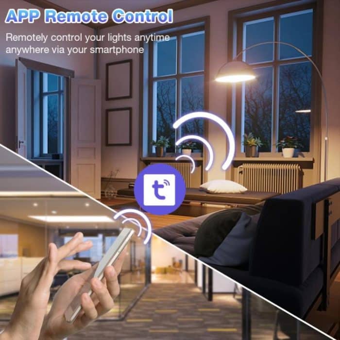 Tuya WiFi Smart Switch unterstützt Amazon ALEXA/Google HOME Sprachsteuerung, 10A, 20A, 30A – Bild 4