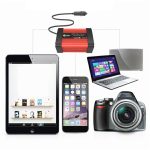 Gurxun Dual USB + Dual Type-C Ladeanschluss Modifizierter Rechteckwellen-Auto-Wechselrichter, DC12V To AC110V Dual US Plug, DC12V to AC220V Universal Plug – Bild 5