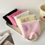 Hisocute Student Plüsch Anhänger Münzbörse Snap Card Case Schlüsselanhänger Kopfhörer Tasche – Bild 4