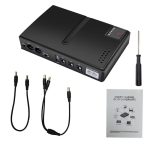 Unterbrechungsfreie Stromversorgung mit DC-Ausgang 5 V/9 V/12 V für Router, Modem, Überwachungskamera, Mobiltelefon, EU Plug, US Plug