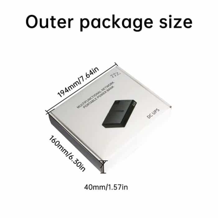 Unterbrechungsfreie Stromversorgung mit DC-Ausgang 5 V/9 V/12 V für Router, Modem, Überwachungskamera, Mobiltelefon, EU Plug, US Plug – Bild 10