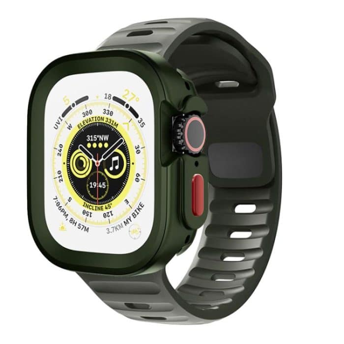 Sport Loop Silikon-Uhrenarmband + TPU-Schutzhülle im Set, For Apple Watch S10 42mm, For Apple Watch S10 46mm, For Apple Watch Ultra 49mm, For Apple Watch 44/45mm, For Apple Watch 40/41mm – Bild 1