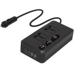 Gurxun Dual Digital Display Auto Wechselrichter mit 2 USB + 2 Typ-C Ports, Universal Plug 220V, Universal Plug 110V, Brazil Plug 220V, Brazil Plug 110V, US Plug 110V
