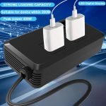 Gurxun Dual Digital Display Auto Wechselrichter mit 2 USB + 2 Typ-C Ports, Universal Plug 220V, Universal Plug 110V, Brazil Plug 220V, Brazil Plug 110V, US Plug 110V – Bild 4