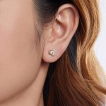 S925 Sterling Silber Platinierte Vivid Butterfly Orchid Ohrringe – Bild 6