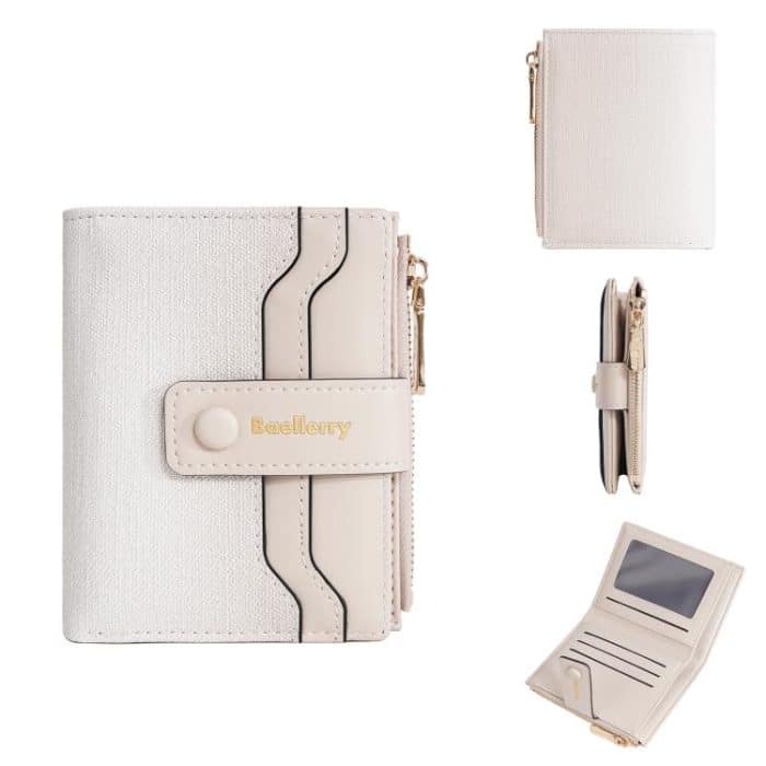 TBD0605845101A.jpg Baellerry NR118 Kurze Geldbörse für Damen, Farbverlauf, mehrere Karten, Reißverschluss, Münzbörse – Bild 1