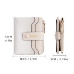 Baellerry NR118 Kurze Geldbörse für Damen, Farbverlauf, mehrere Karten, Reißverschluss, Münzbörse – Bild 3