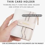 Baellerry NR118 Kurze Geldbörse für Damen, Farbverlauf, mehrere Karten, Reißverschluss, Münzbörse – Bild 6