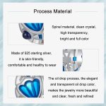 S925 Sterling Silber Platin-plattierte Meeresmuschel Kreatur Hohl DIY Perlen – Bild 5