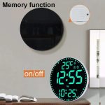 Wifi App Control LED Digital Wall Clock With RGB Light Multi-Functional Alarm Clock – Bild 12