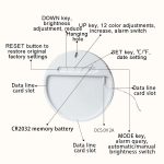 Wifi App Control LED Digital Wall Clock With RGB Light Multi-Functional Alarm Clock – Bild 13