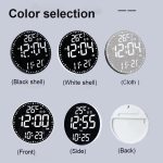 Wifi App Control LED Digital Wall Clock With RGB Light Multi-Functional Alarm Clock – Bild 3