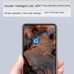 Wifi App Control LED Digital Wall Clock With RGB Light Multi-Functional Alarm Clock – Bild 5