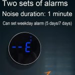 Wifi App Control LED Digital Wall Clock With RGB Light Multi-Functional Alarm Clock – Bild 6