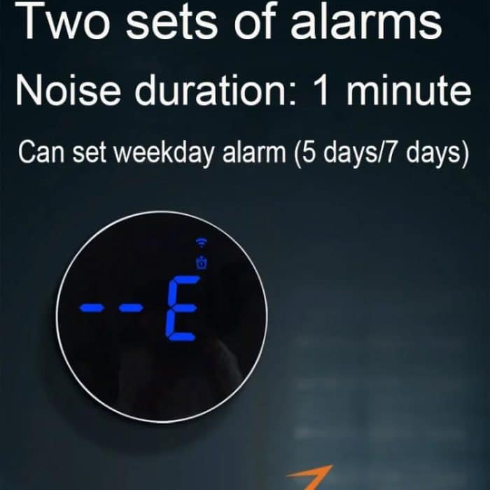 Wifi App Control LED Digital Wall Clock With RGB Light Multi-Functional Alarm Clock – Bild 6