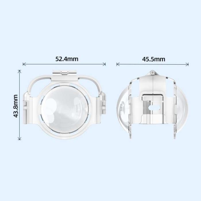 Für Insta360 X4 HEPAIL AC37 Objektiv Anti-Fog Snap-on Schutzspiegel Vorder- und Rückseite Objektivschutz – Bild 11