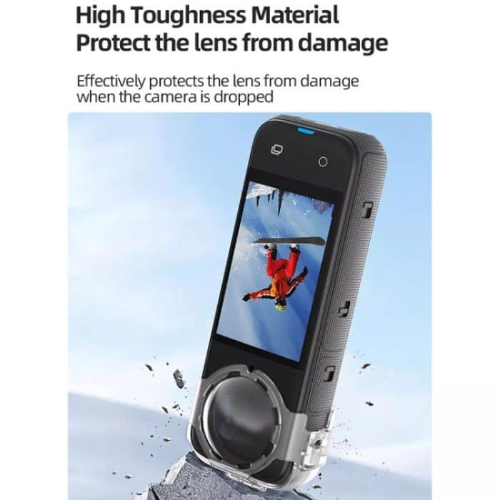 Für Insta360 X4 HEPAIL AC37 Objektiv Anti-Fog Snap-on Schutzspiegel Vorder- und Rückseite Objektivschutz – Bild 5