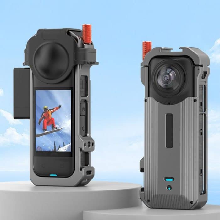 Für Insta360 X4 HEPAIL Metall Wärmeableitung Magnetische Kaninchen Käfig – Bild 2